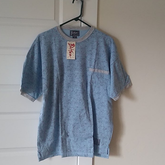 Blitzz Other - Vintage NWT Blitzz t-shirt sz XL blue and gray